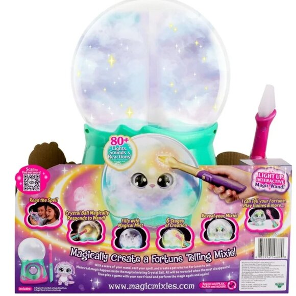 Magic Mixies Magical Misting Crystal Ball Interactive 8" Mixes Blue Plush Toy - Picture 8 of 9